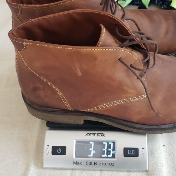 Johnston & Murphy Chukka Boot Mens 13 Copeland Tan Oiled Leather Full Grain main image 4